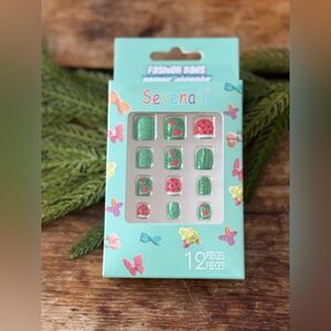 Sevenail Kids Glittery Watermelon Nail Set